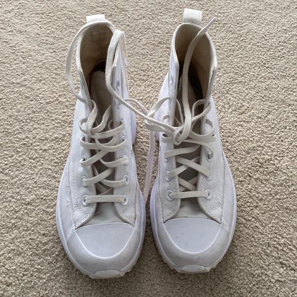 Converse White High-Top Sneakers - Picture 9 of 16